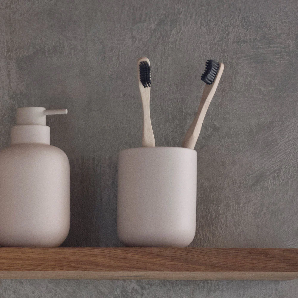 Sensu Toothbrush Tumbler - Beige - Image 7