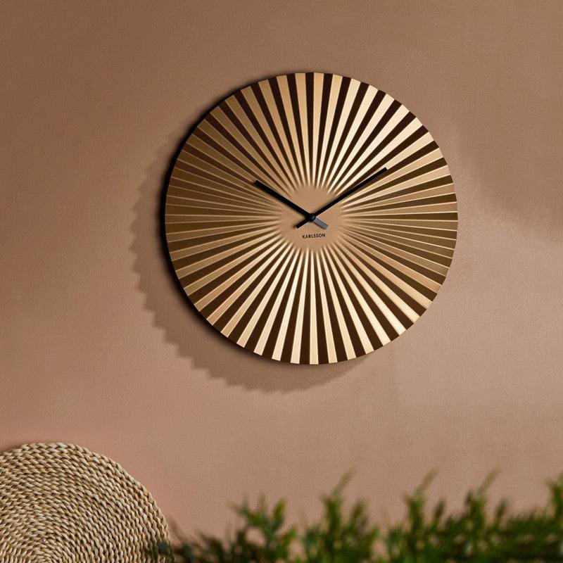 Sensu Wall Clock 40cm - Gold