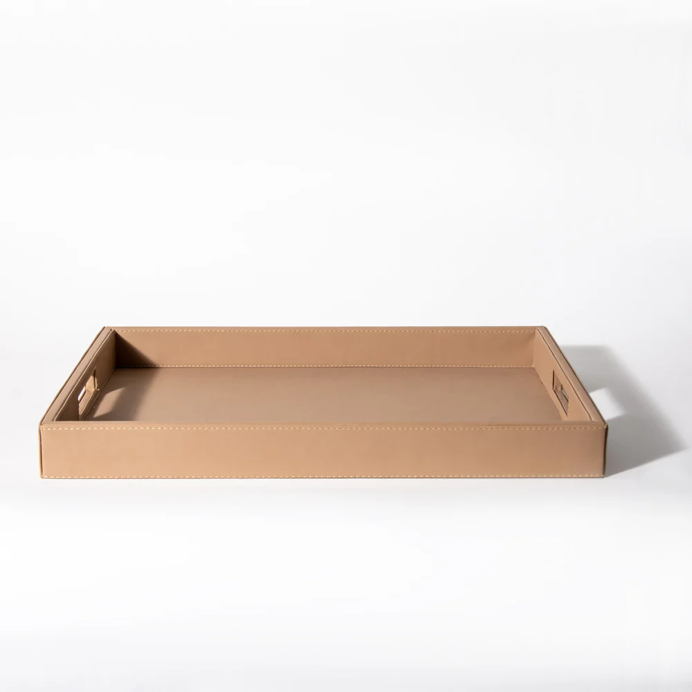 Shalom Decorative Tray Large - Beige - Image 3