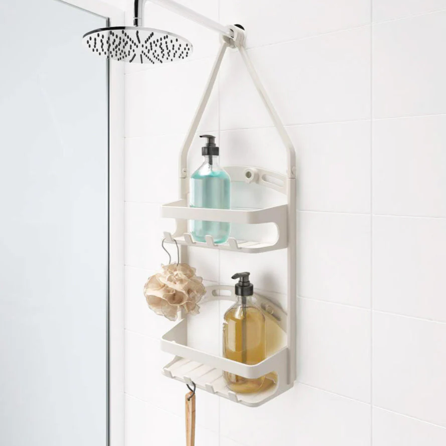 Shower-Flex Shower Caddy - Light Beige