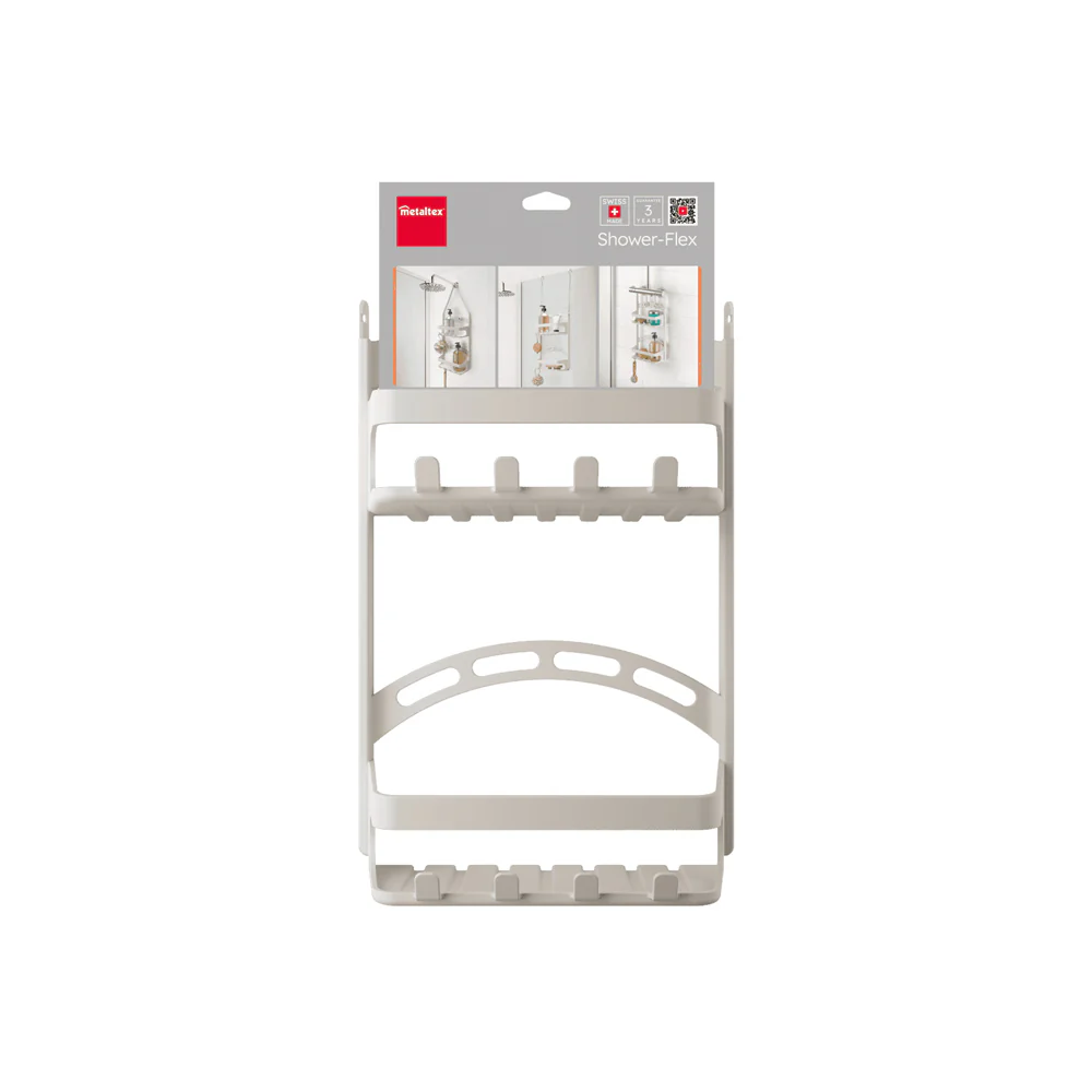 Shower-Flex Shower Caddy - Light Beige - Image 3