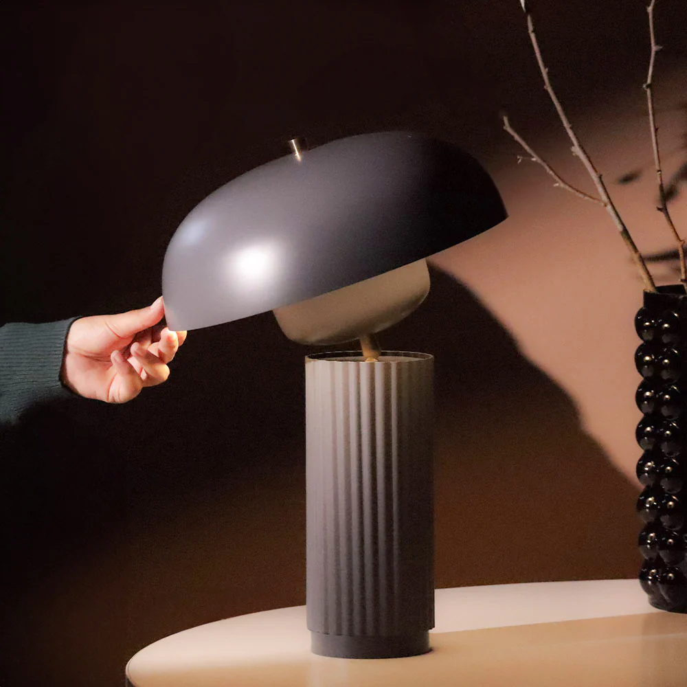 Shroom Floating Table Lamp Large - Pewter Grey - Image 2