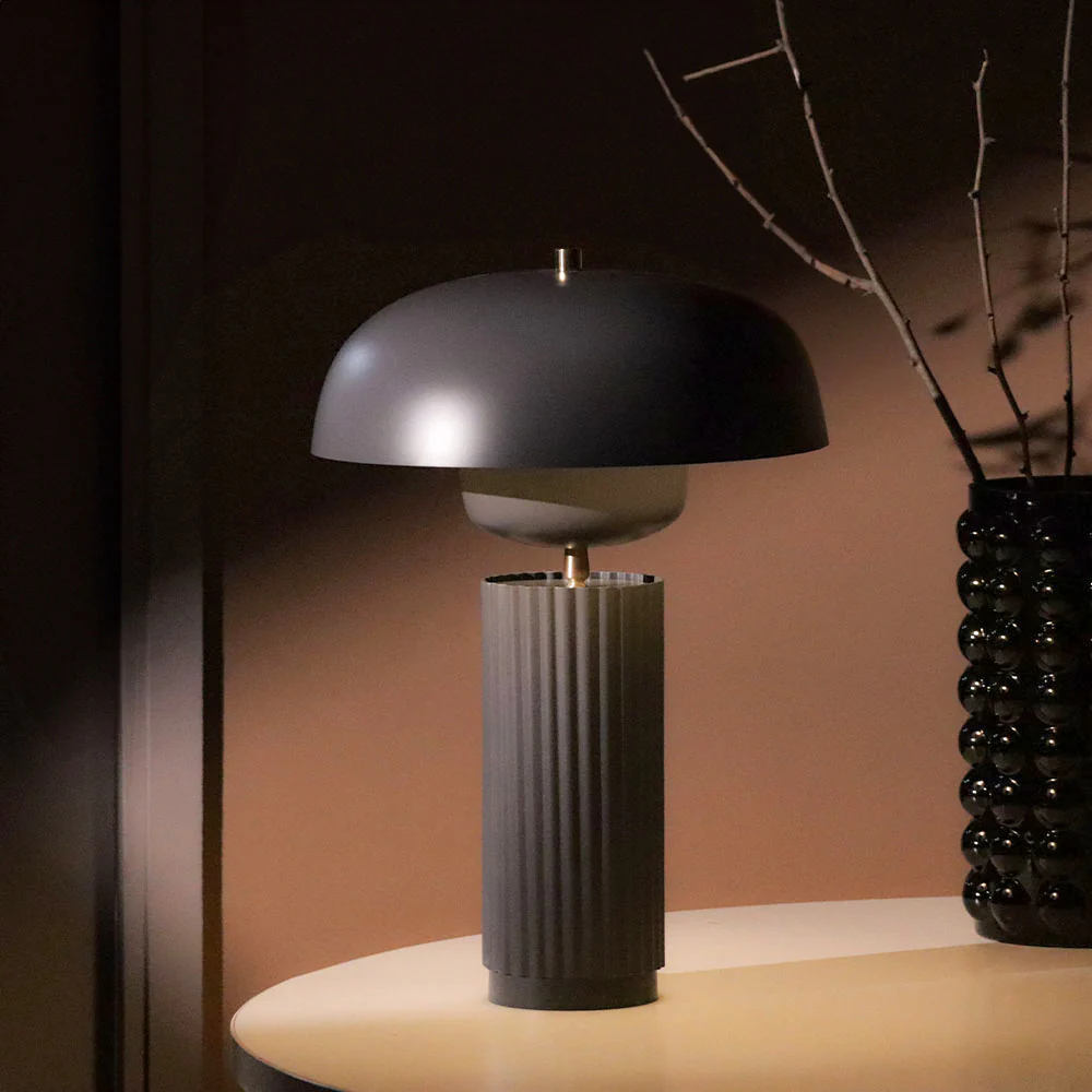 Shroom Floating Table Lamp Large - Pewter Grey - Image 4