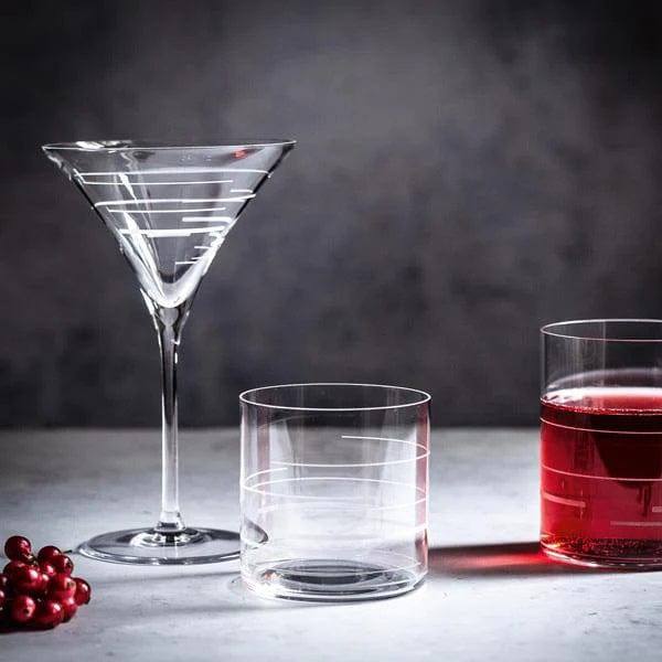 Signature Drinks Lines Cocktail Glasses 220ml, Set of 2 - Image 4