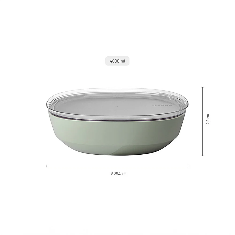 Silueta Serving Bowl with Lid 4L - Nordic Sage - Image 5