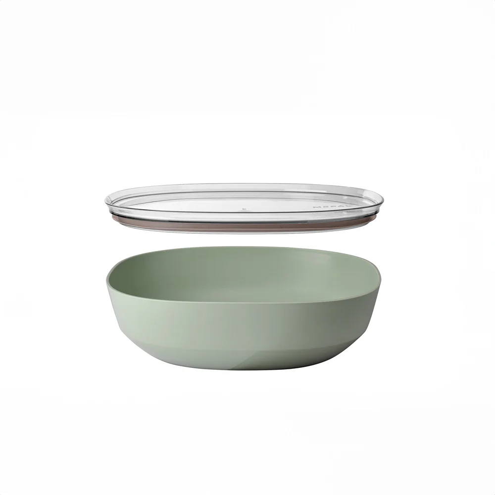 Silueta Serving Bowl with Lid 4L - Nordic Sage - Image 7