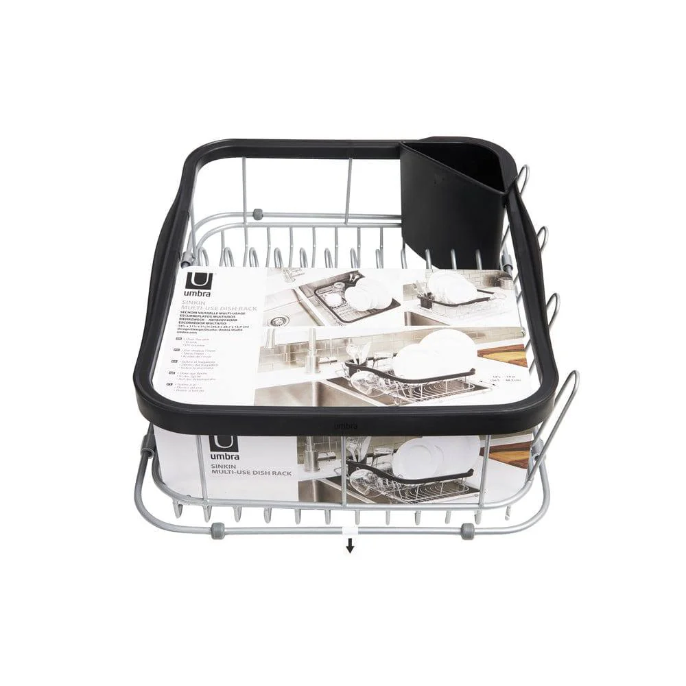 Sinkin Multi-Use Dish Rack - Black - Image 6