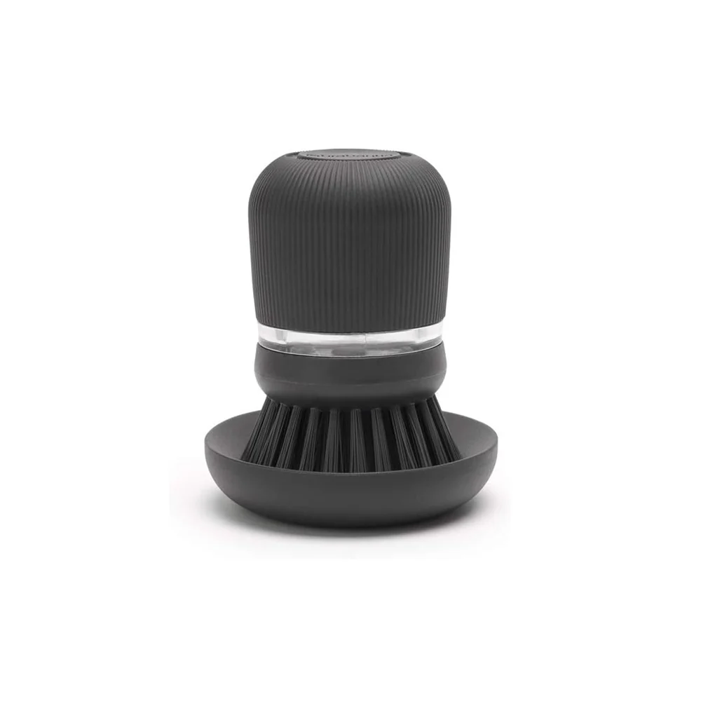 SinkSide Soap Dispensing Dish Brush - Dark Grey - Image 3