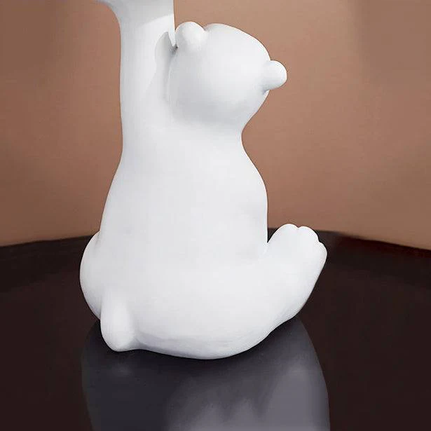 Sitting Bear Sculpture with Trinket Tray - Image 5