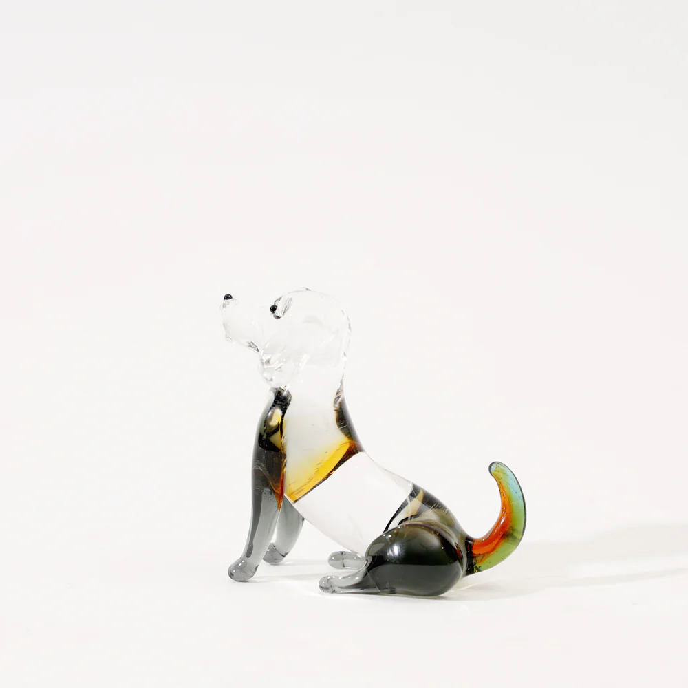 Sitting Dog Mini Glass Accent - Monochrome - Image 5