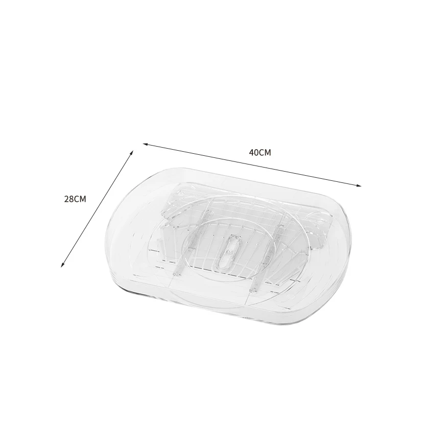 Slide-Out Oval Turntable - Clear - Image 5
