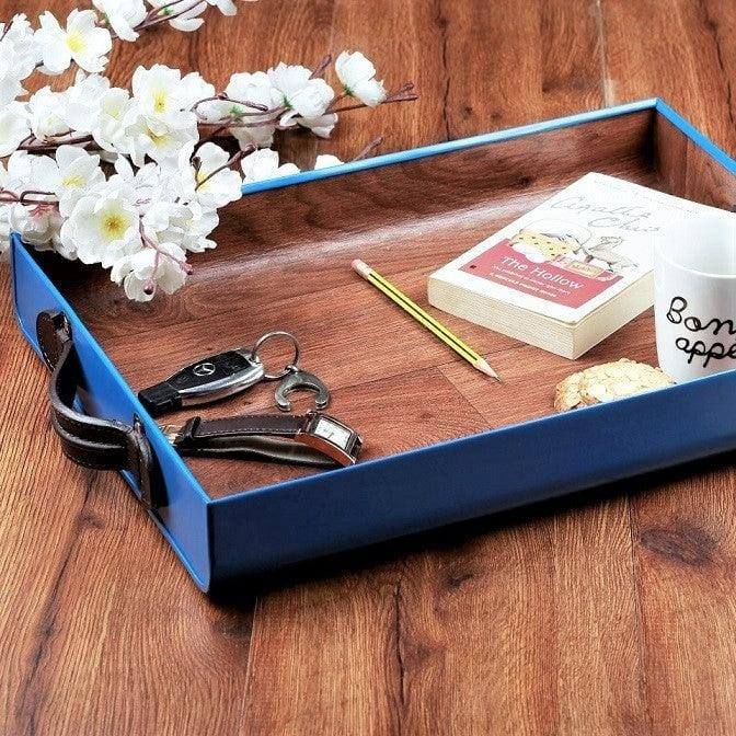 Small F Tray - Steel Blue