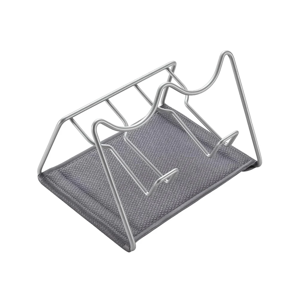 Sodatex Bottle Drying Rack With Cap Holders - Silver Grey - Image 3