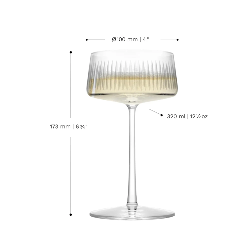 Soho Champagne Saucers 320ml, Set of 2 - Image 13