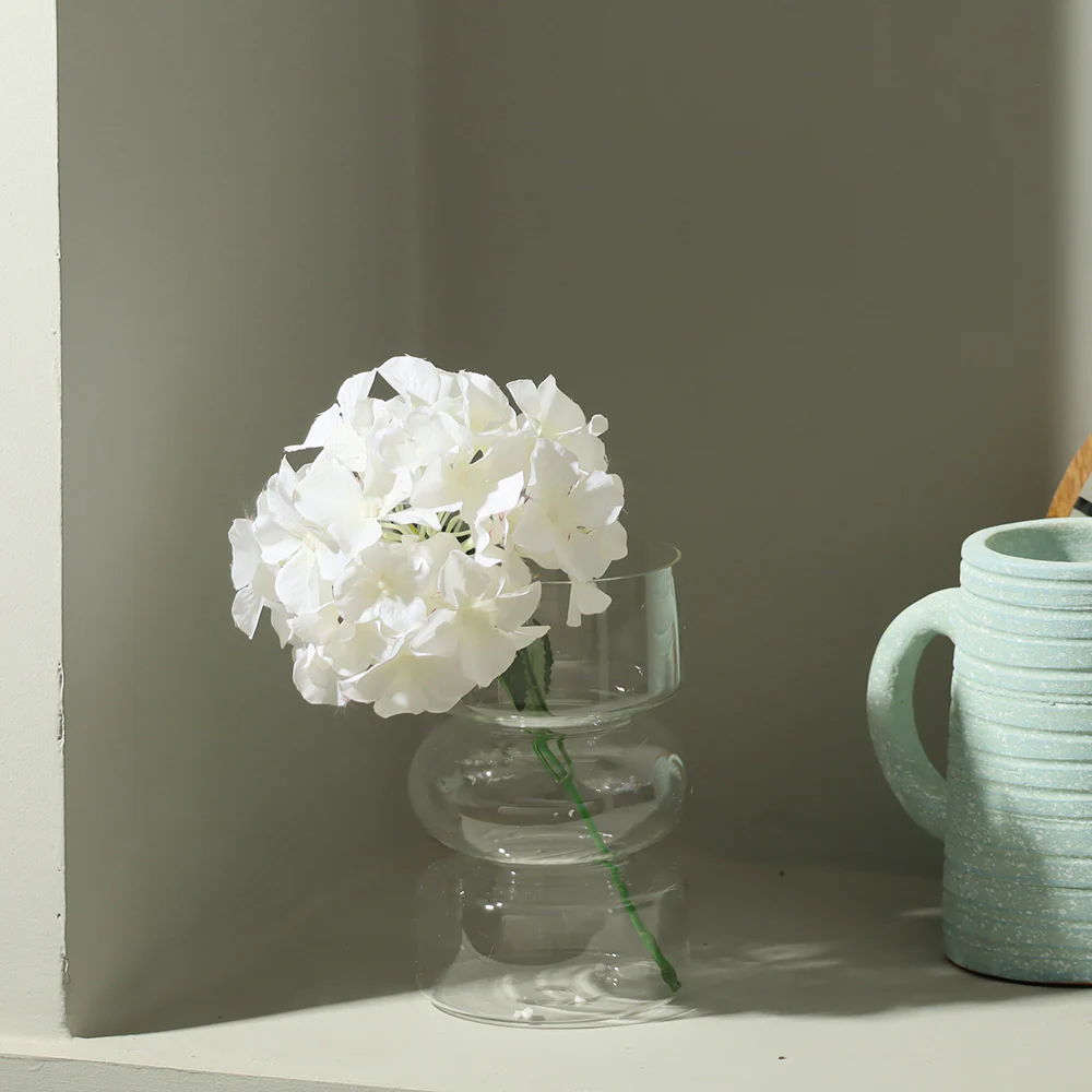 Soli Glass Vase Medium - Clear - Image 2