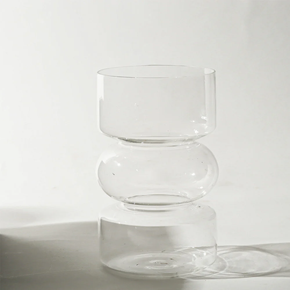 Soli Glass Vase Medium - Clear - Image 3