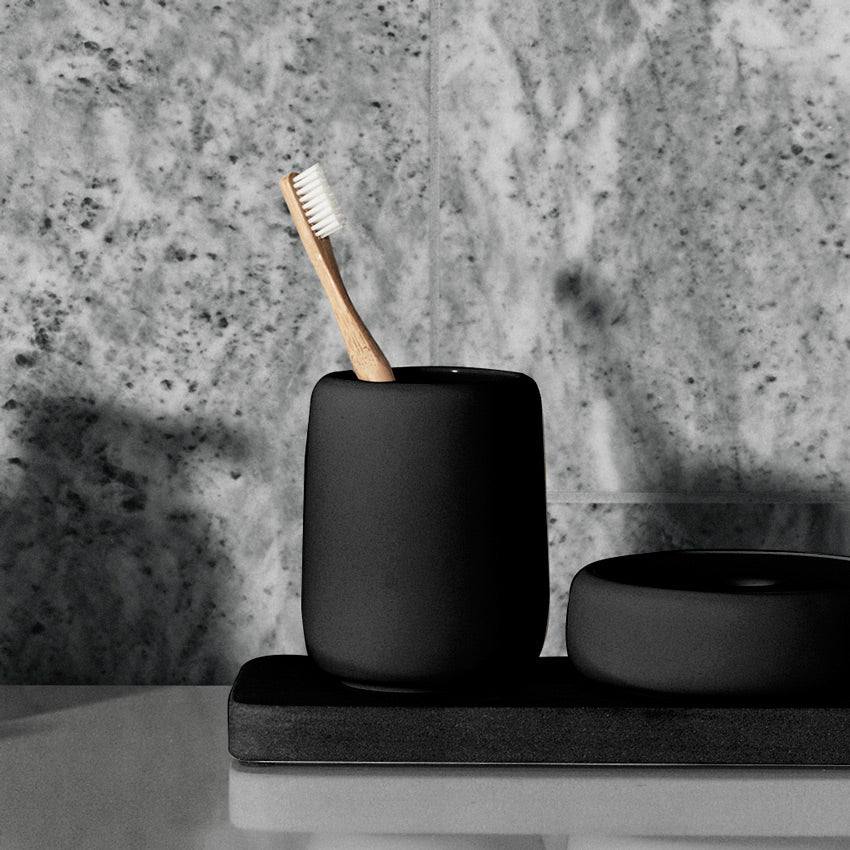 Sono Toothbrush Tumbler - Black - Image 4