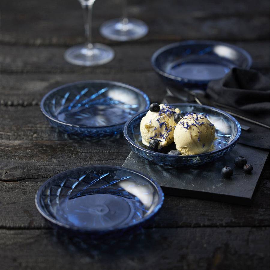 Sorrento Dessert Plates, Set of 4 - Blue