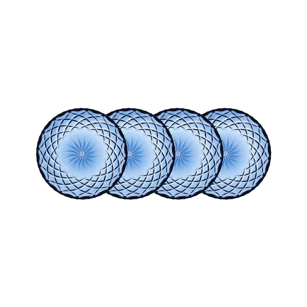 Sorrento Dessert Plates, Set of 4 - Blue - Image 3