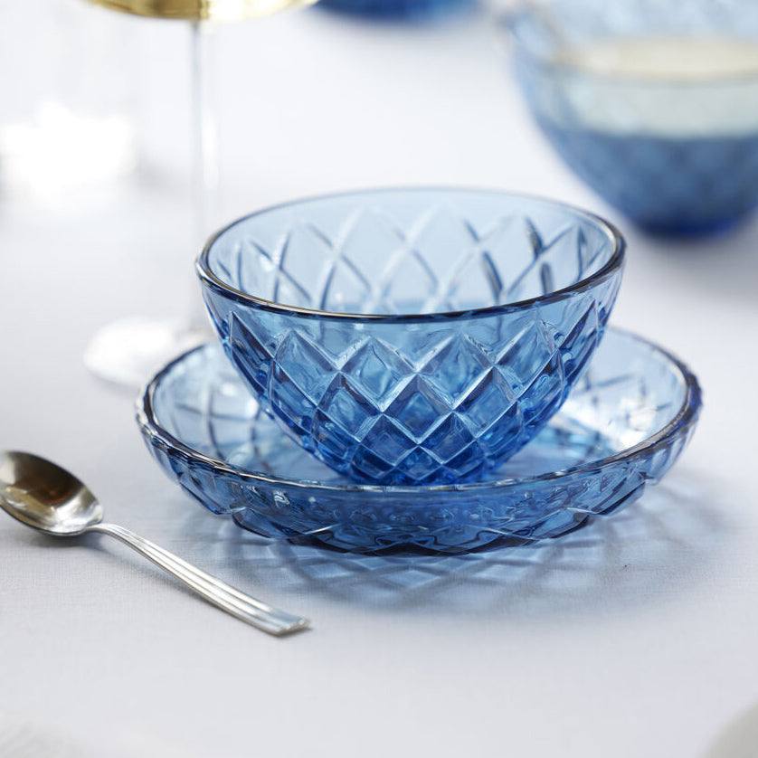 Sorrento Small Bowls, Set of 4 - Blue - Image 7