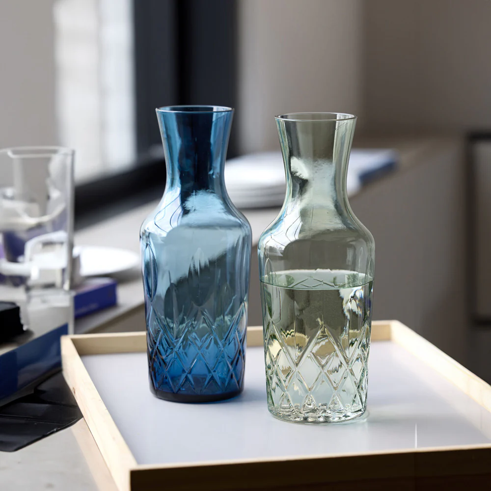 Sorrento Water Carafe 1L - Blue - Image 5