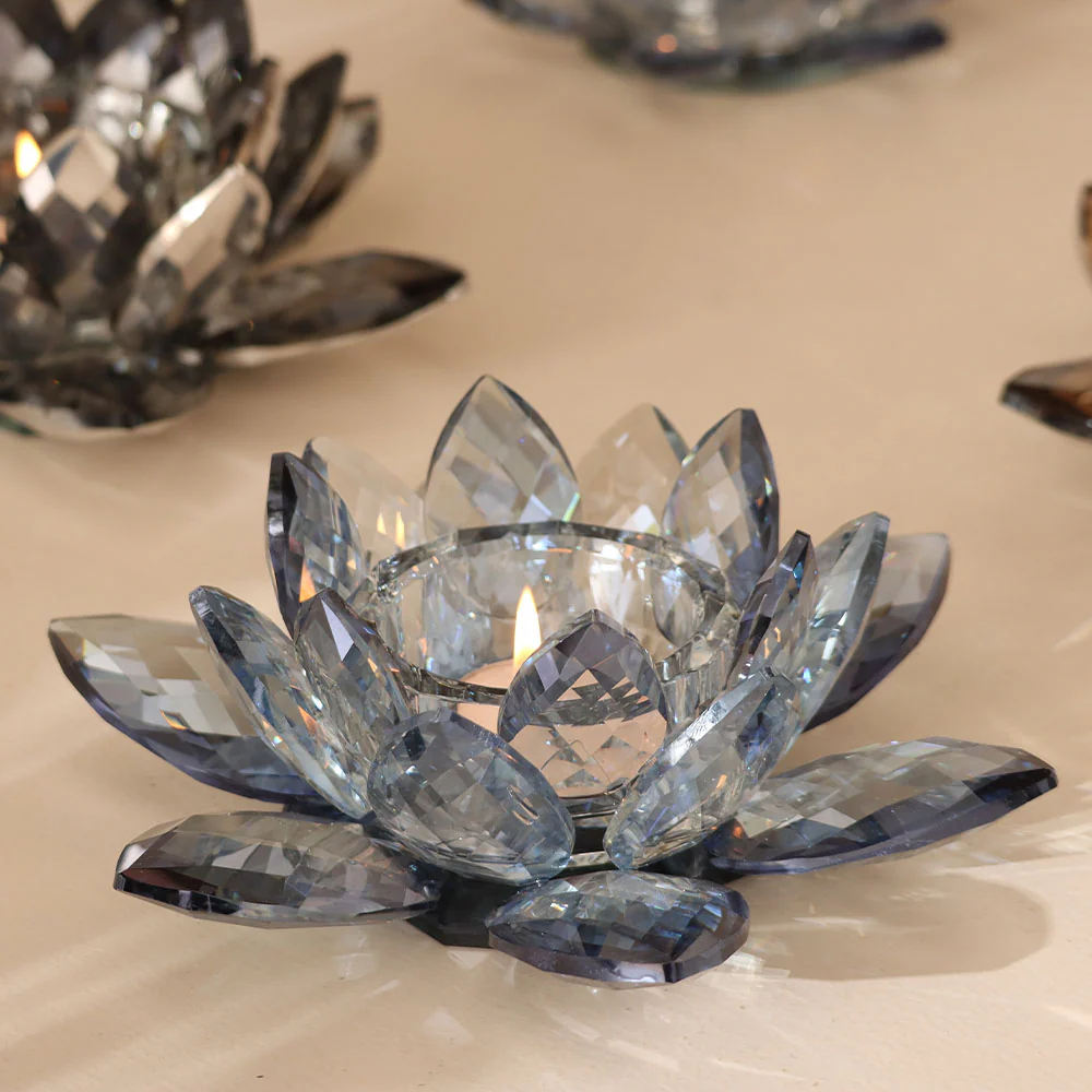 Sparkle Crystal Candle Holder - Midnight - Image 3
