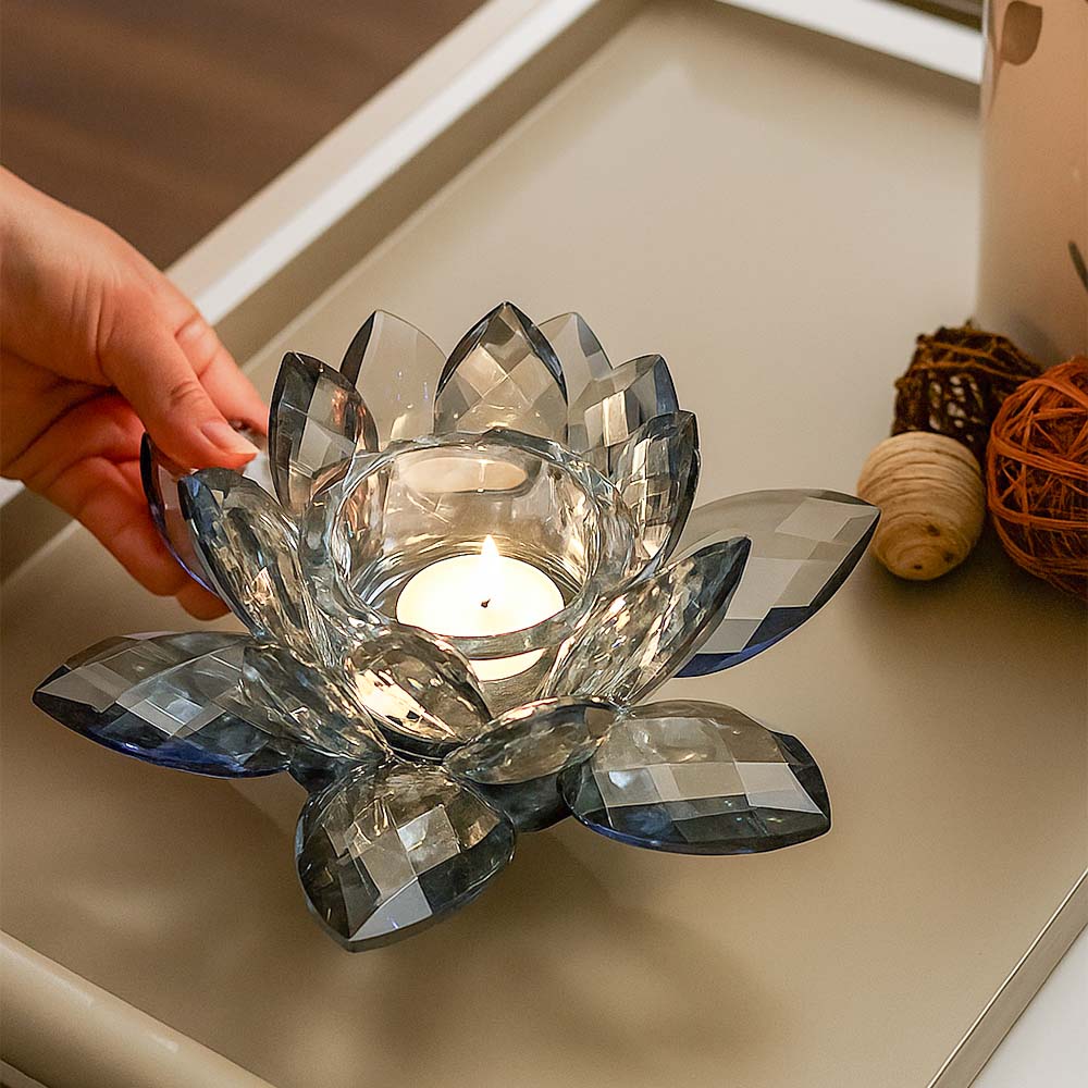 Sparkle Crystal Candle Holder - Midnight - Image 7