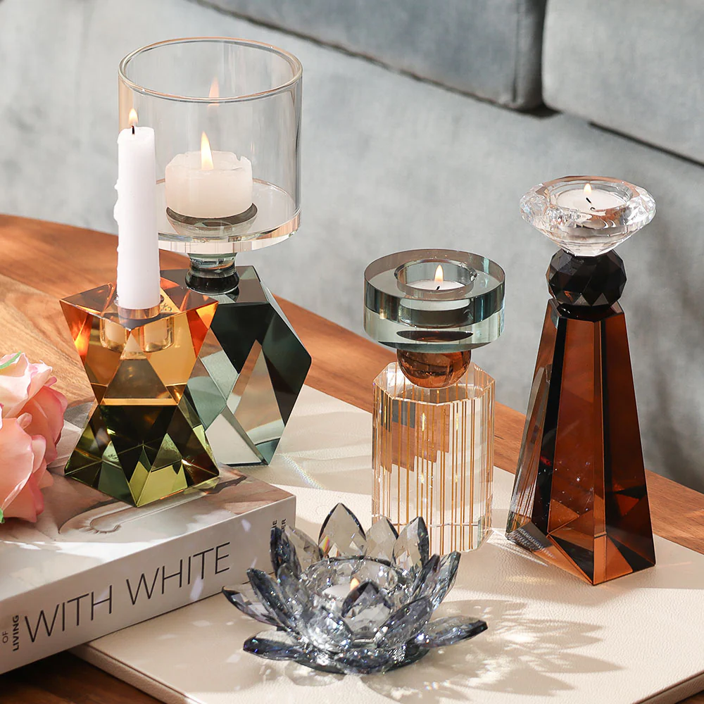 Sparkle Crystal Tealight Holder - Midnight - Image 5