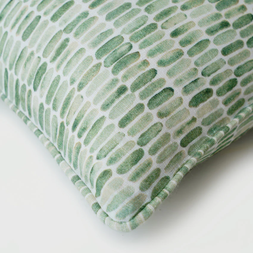 Speckle Linen Cushion Cover 45x45cm - Green - Image 5