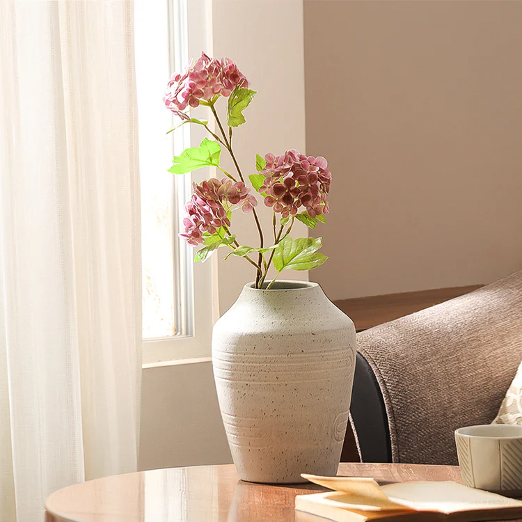 Spring Hydrangea Faux Stem - Dusty Pink - Image 4