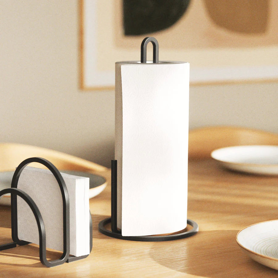 Squire Paper Towel Holder - Black - Image 5