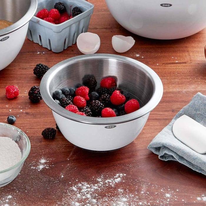 Stainless Steel Mixing Bowl Small - White - Image 2