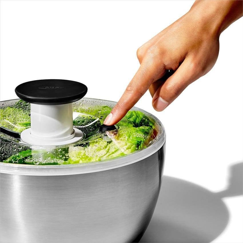 Stainless Steel Salad Spinner - Image 2
