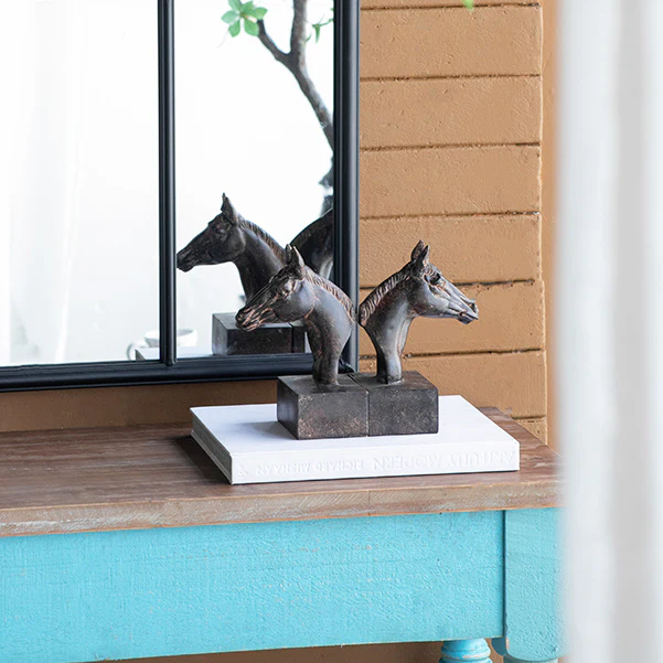 Stallion Bookends, Set of 2 - Walnut - Image 8