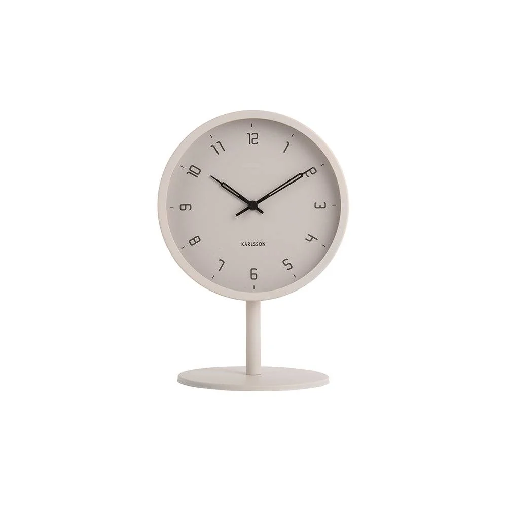 Stark Table Clock - Warm Grey - Image 2