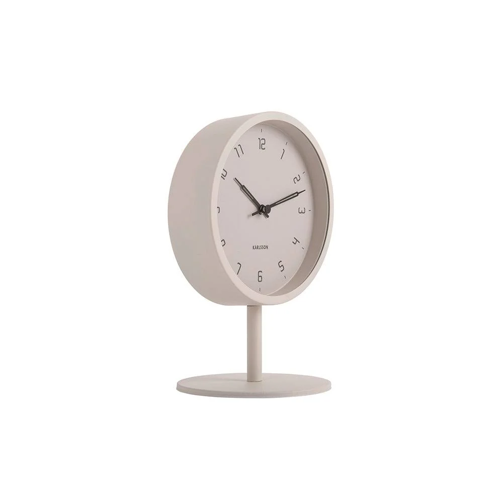 Stark Table Clock - Warm Grey - Image 3