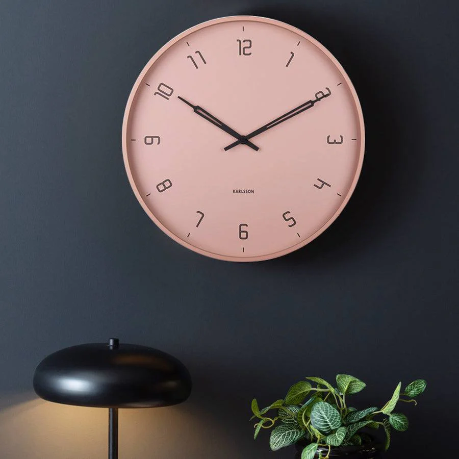 Stark Wall Clock 40cm - Faded Pink - Image 2