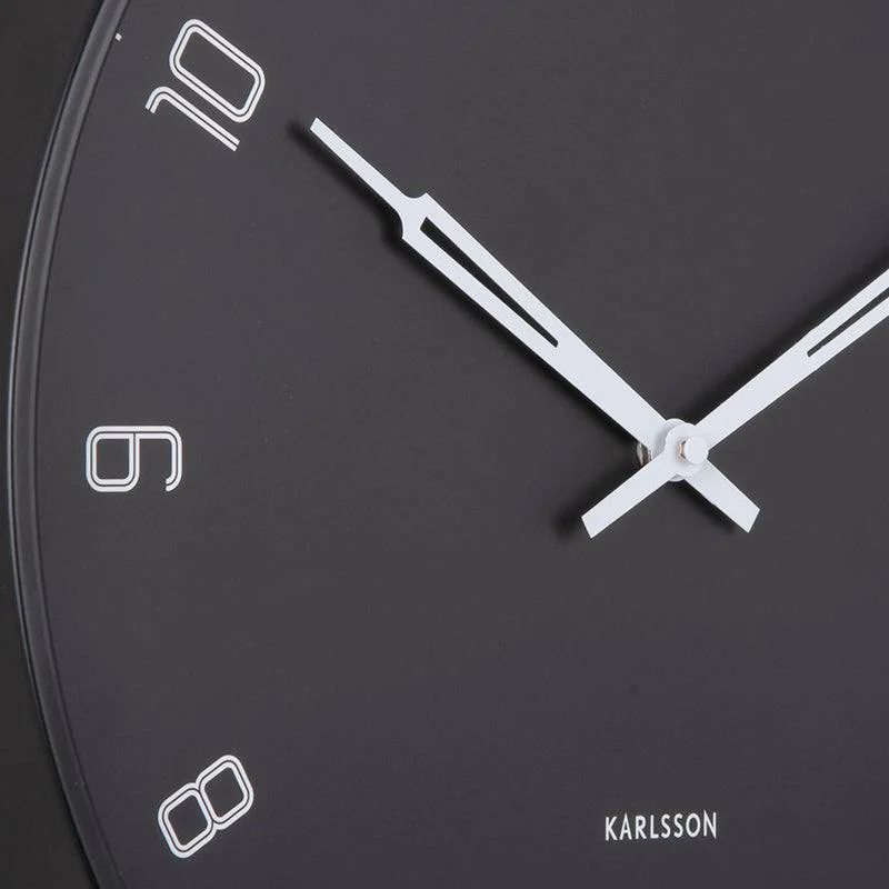 Stark Wall Clock 40cm - Matte Black - Image 6