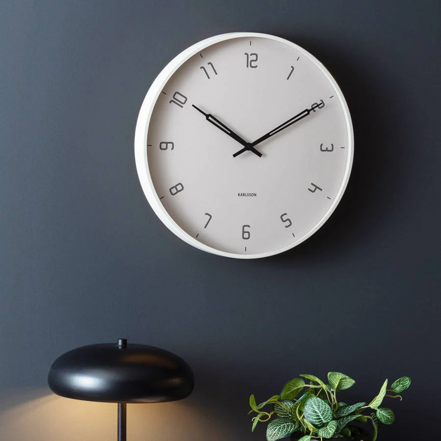 Stark Wall Clock 40cm - Warm Grey