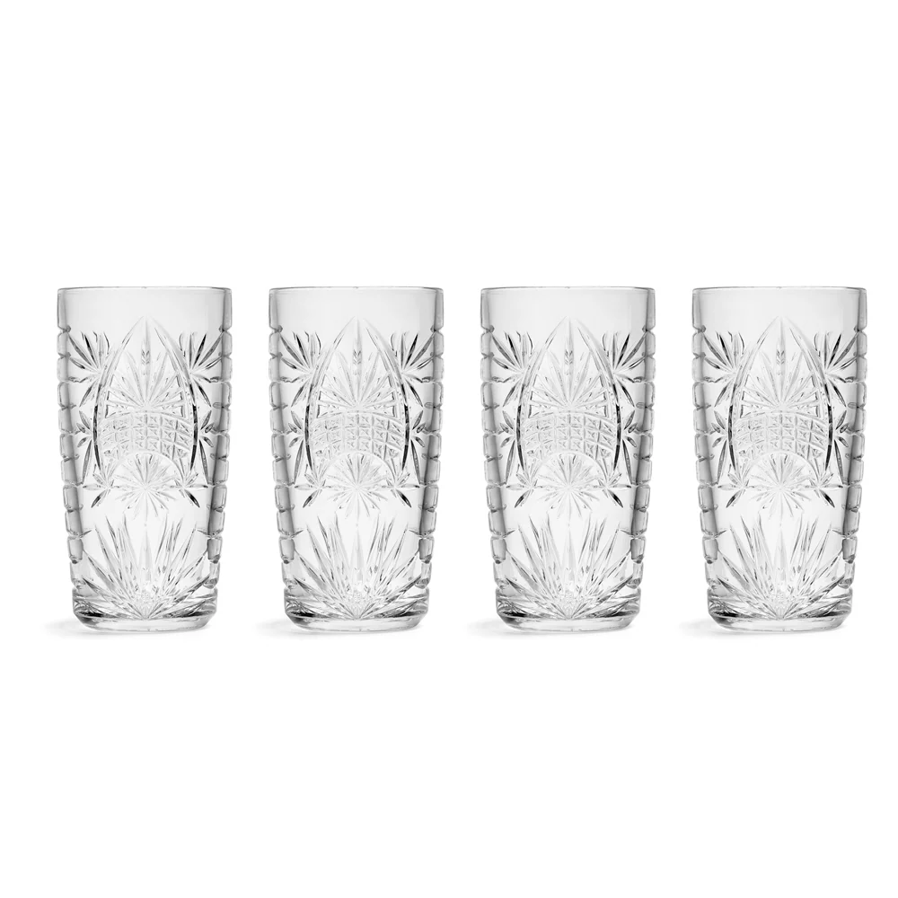 Starla Long Drink Glasses 360ml, Set of 4 - Image 3