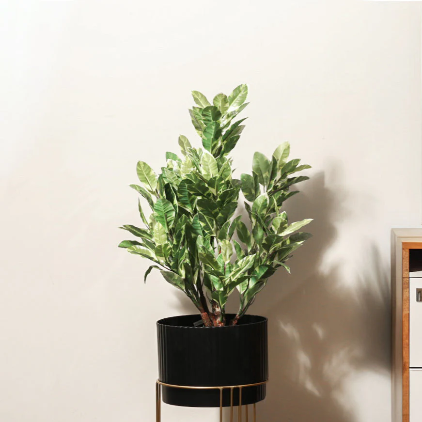 Starlight Ficus Artificial Potted Plant - Medium - Image 2