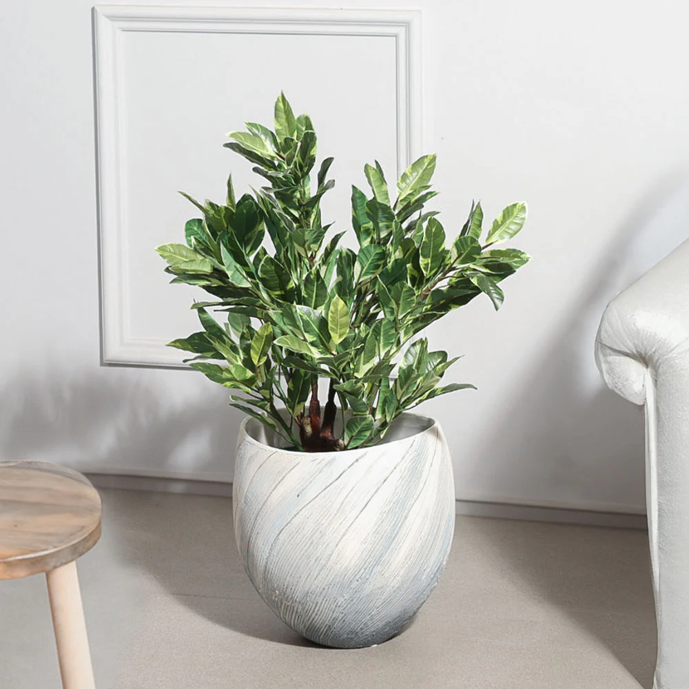 Starlight Ficus Artificial Potted Plant - Medium - Image 5