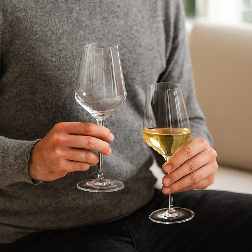 Starlight White Wine Glasses 410ml, Set of 2 - Image 6