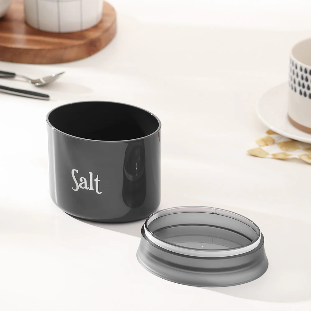 Stay Fresh Salt Storage Jar - Grey - Image 4