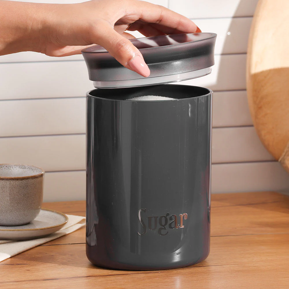 Stay Fresh Sugar Storage Jar - Grey - Image 4