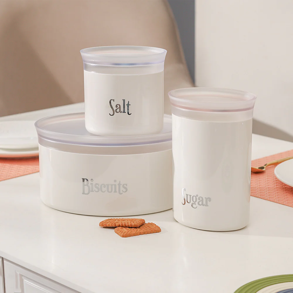 Stay Fresh Sugar Storage Jar - Milk White - Image 6