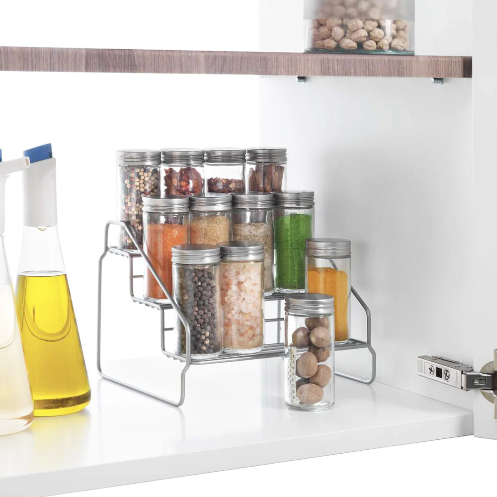 Steppo 3-Tier Spice Rack - Polytherm Silver - Image 4