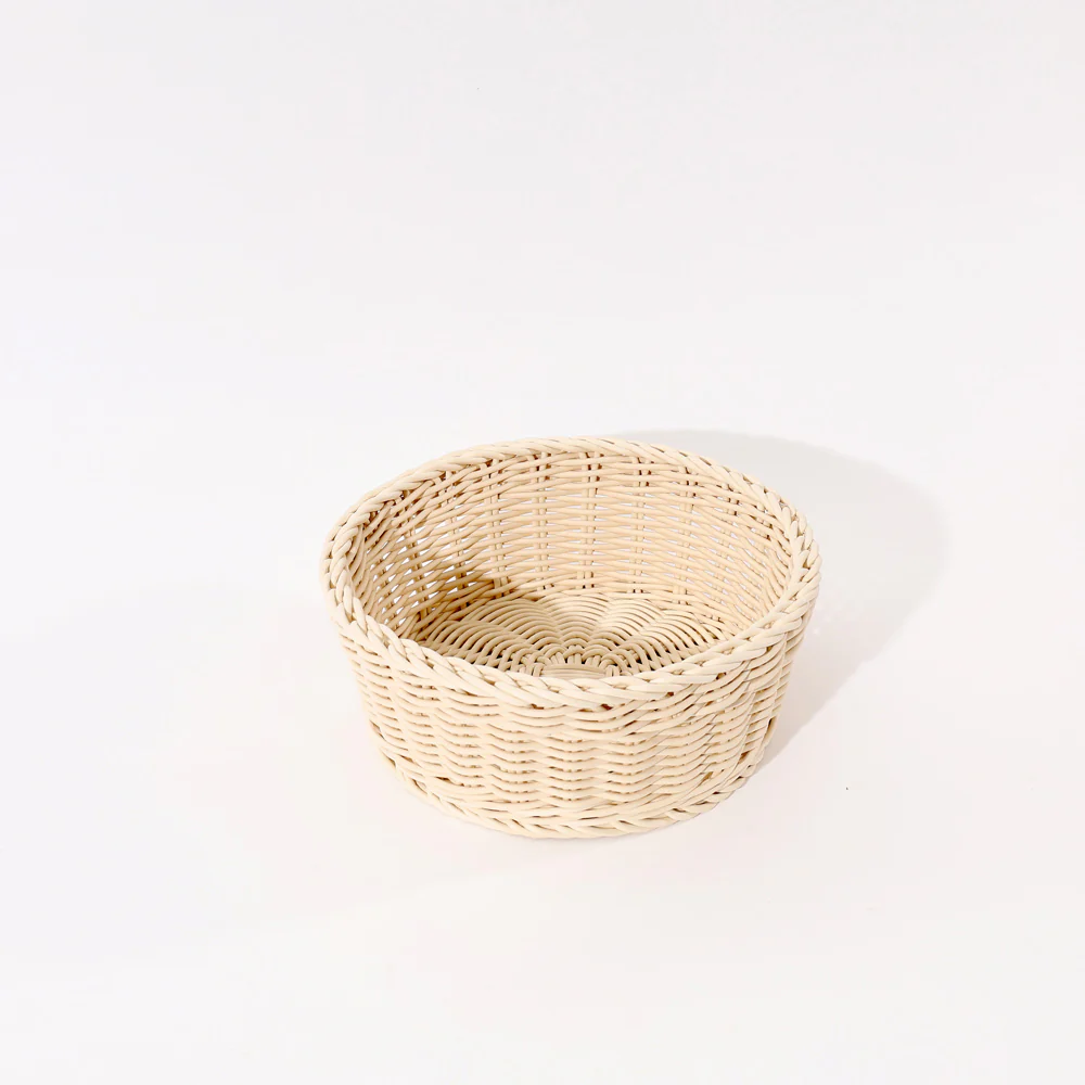 Stora Round Basket Medium - Ivory - Image 3