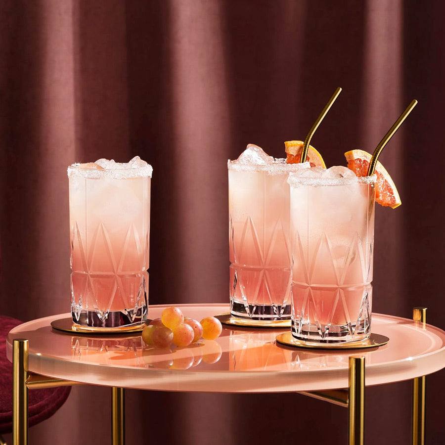Streak Long Drink Glasses 370ml, Set of 6 - Image 2
