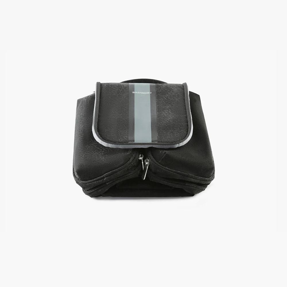 Stripe Hanging Toiletry Bag Medium - Black - Image 10